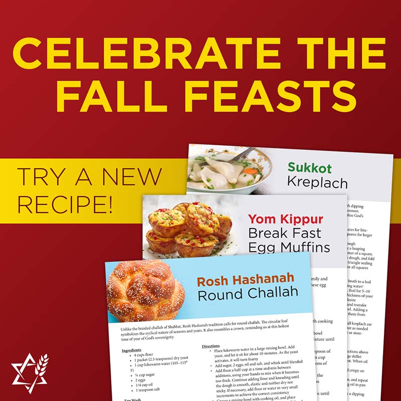 WSM Fall Feasts Recipes Jewish Voice