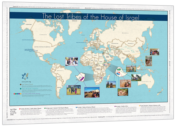 lost tribes map